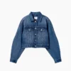 Chaqueta de mezclilla corta y holgada GAP × Victoria Beckham