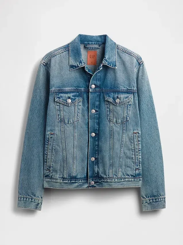 Chaqueta de mezclilla icónica clásica