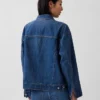 Chaqueta de mezclilla icónica de corte oversize