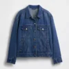 Chaqueta de mezclilla icónica de corte oversize