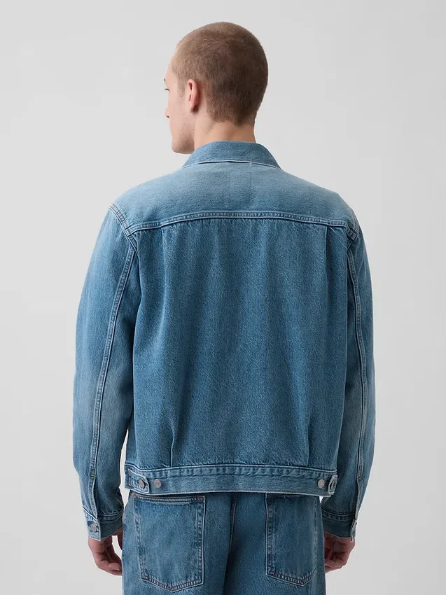 Chaqueta de mezclilla Icon de corte relajado