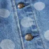 Chaqueta de mezclilla oversize con estampado de lunares Icon de GAP × Awake NY