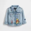 Chaqueta de mezclilla para bebé con el icono de Winnie the Pooh