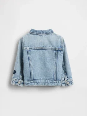 Chaqueta de mezclilla para bebé con el icono de Winnie the Pooh