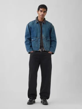 Chaqueta de trabajo de mezclilla