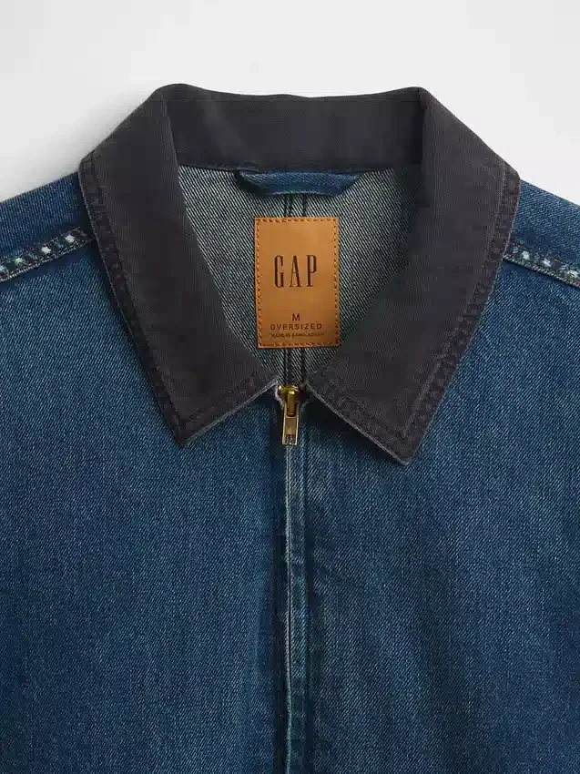 Chaqueta de trabajo de mezclilla