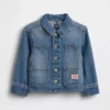 Chaqueta de trabajo de mezclilla para bebés y niños