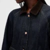 Chaqueta de trabajo tipo swing de mezclilla ultrasuave