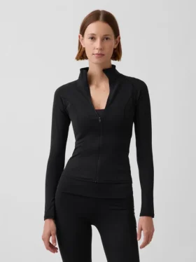 Chaqueta GapFit Smooth con cremallera