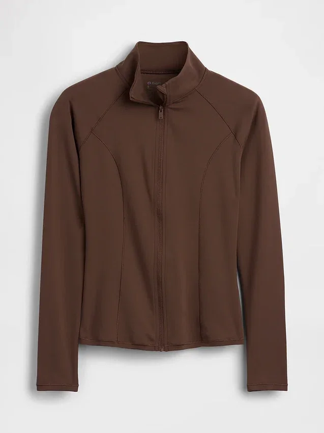 Chaqueta GapFit Smooth con cremallera