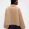 Chaqueta holgada de mezcla de lana