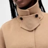 Chaqueta holgada de mezcla de lana