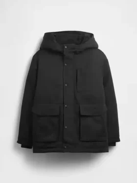 Chaqueta parka gruesa para niños