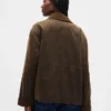 Chaqueta tipo «barn» de lona encerada