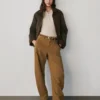 Chaqueta tipo «barn» de lona encerada