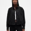 Chaqueta tipo burbuja de mezclilla