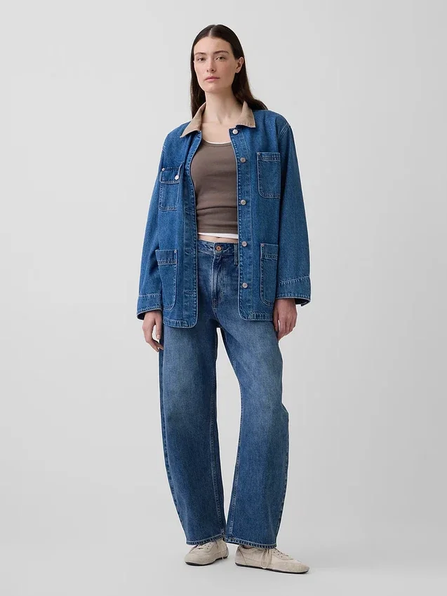 Chaqueta vaquera de estilo granero
