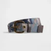 Cinturón de malla con estampado de camuflaje para niños