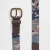 Cinturón de malla con estampado de camuflaje para niños