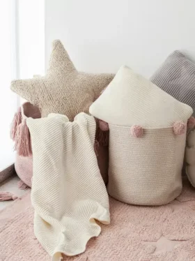 Cojín «Star» beige de Lorena Canals