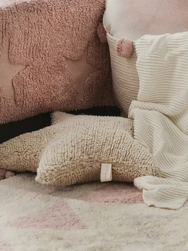 Cojín «Star» beige de Lorena Canals