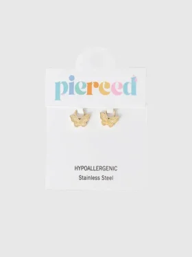 Colgante clásico de mariposa de Pierced Co para aretes tipo huggie