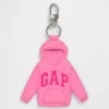 Colgante para bolsa con diseño de sudadera con capucha y logotipo