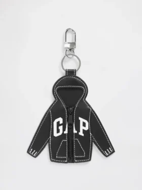 Colgante para bolsa con diseño de sudadera con capucha y logotipo