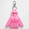 Colgante para bolsa con diseño de sudadera con capucha y logotipo