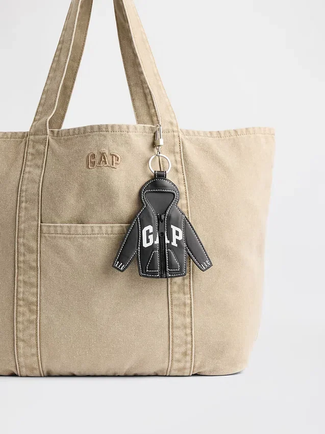 Colgante para bolsa con diseño de sudadera con capucha y logotipo