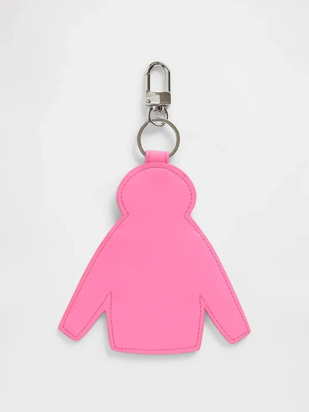 Colgante para bolsa con diseño de sudadera con capucha y logotipo