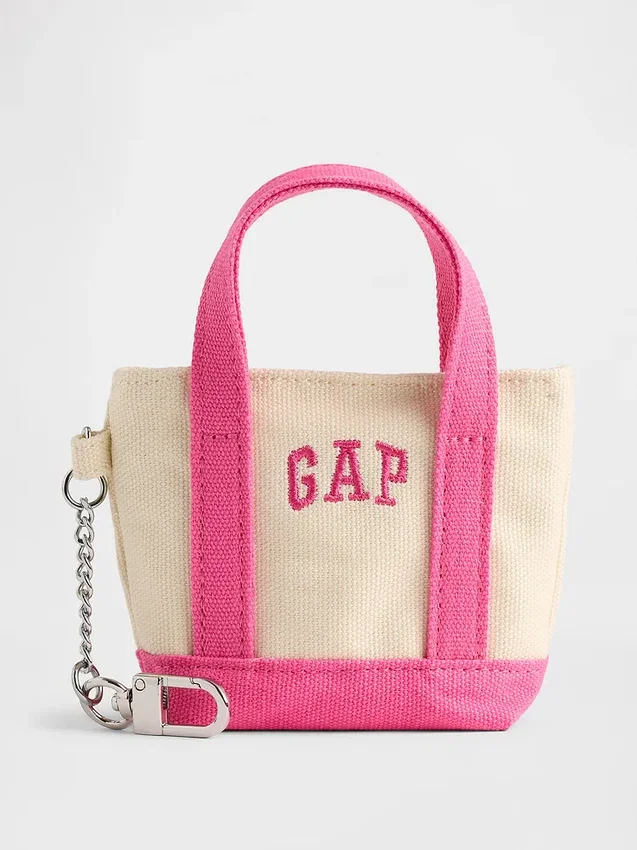 Colgante para bolsa de tela con logotipo