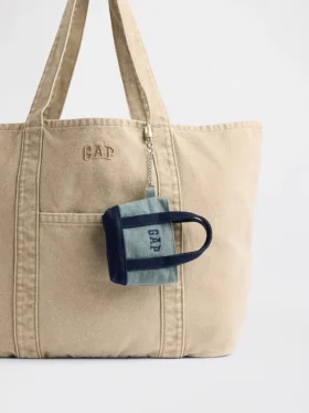 Colgante para bolsa de tela con logotipo