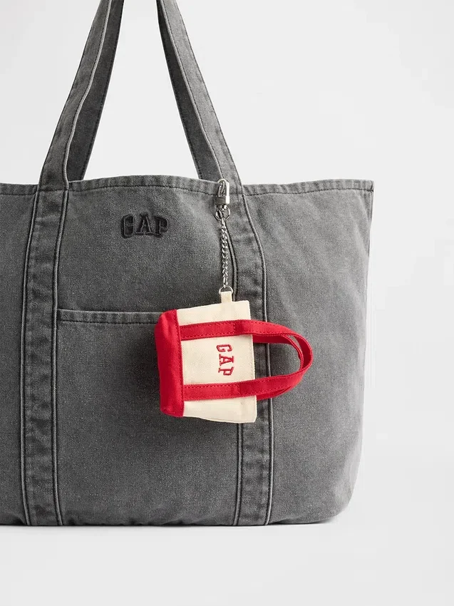Colgante para bolsa de tela con logotipo
