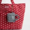Colgante para bolsa de tela con logotipo