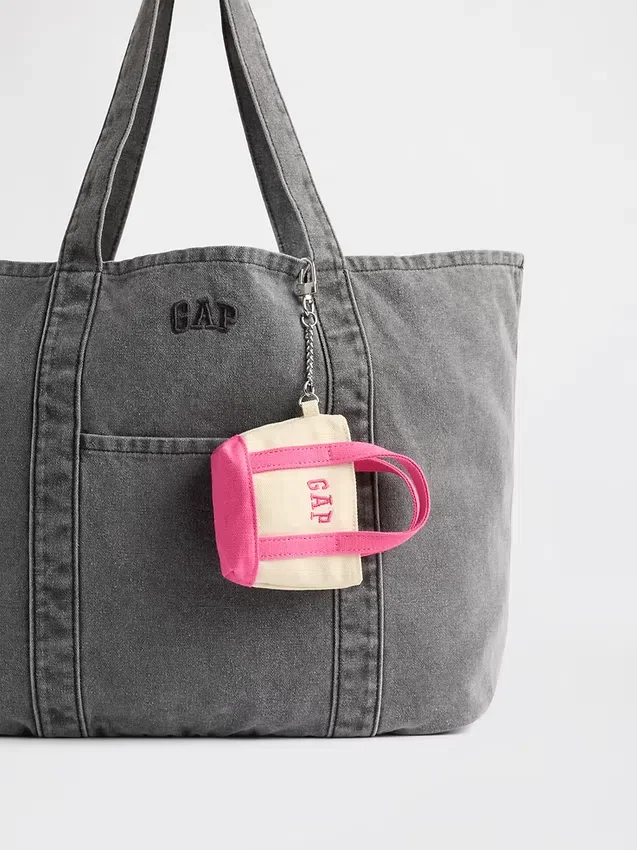 Colgante para bolsa de tela con logotipo