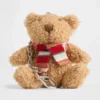 Colgante para bolso con bufanda del oso Brannan
