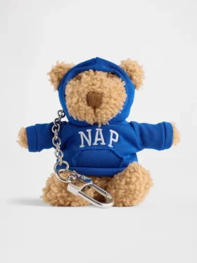 Colgante para bolso con capucha de siesta del oso Brannan