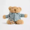 Colgante para bolso con chaqueta de mezclilla de Brannan Bear