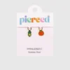 Colgantes de vaina de chícharo / tomate de Pierced Co para aretes Huggie