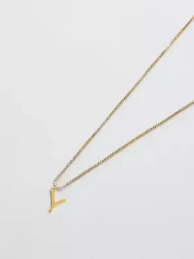 Collar delicado con iniciales de Admiral Row