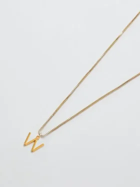 Collar delicado con iniciales de Admiral Row