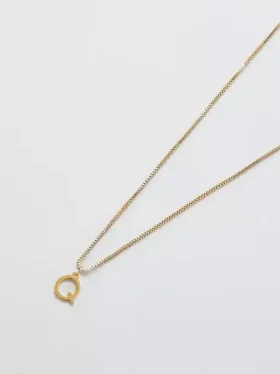 Collar delicado con iniciales de Admiral Row