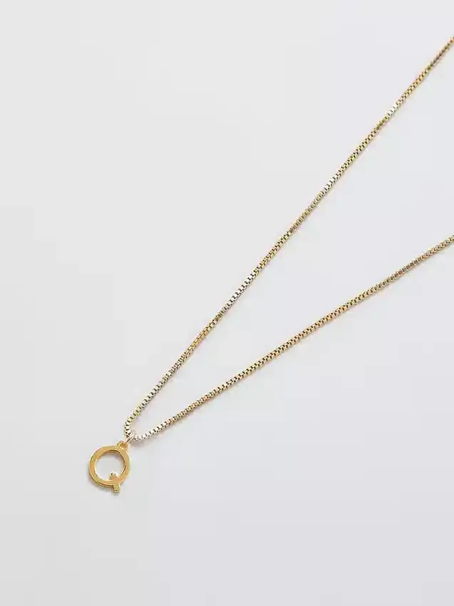 Collar delicado con iniciales de Admiral Row