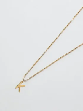 Collar delicado con iniciales de Admiral Row