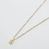 Collar delicado con iniciales de Admiral Row