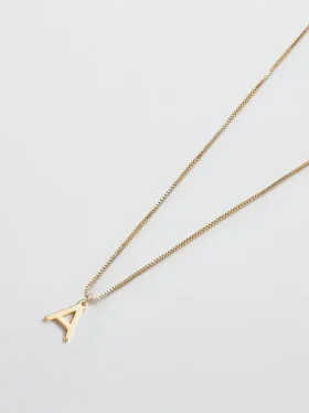 Collar delicado con iniciales de Admiral Row