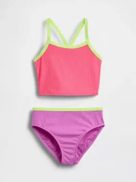 Conjunto de baño de dos piezas tipo tankini para niños