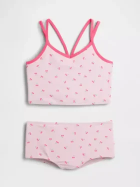 Conjunto de baño para niños con tankini y pantalones cortos tipo «boy short»