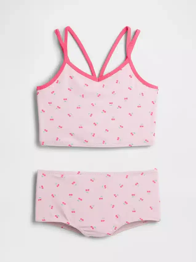 Conjunto de baño para niños con tankini y pantalones cortos tipo «boy short»